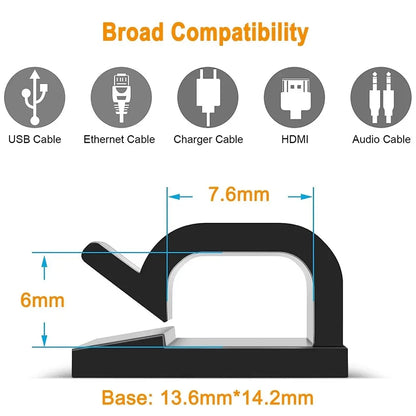 Stick-On Cable Clips
